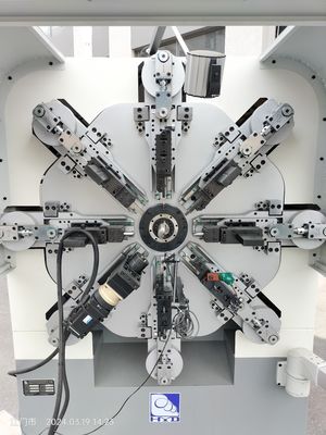 Máquina automática sem eixos da mola, máquina de bobinamento da mola com doze machados