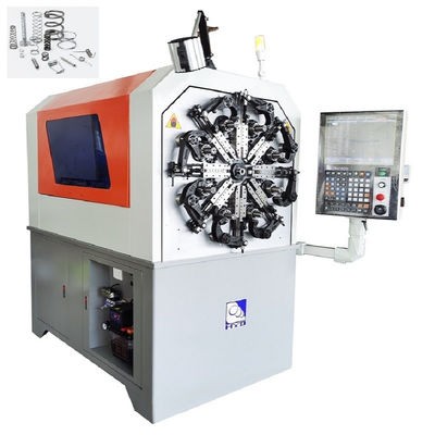 Máquina automática de moldagem de molas CNC Máquina de moldagem de fios de camada com sistemas rotativos