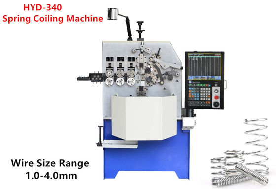 1.0 - 4.0 mm Diâmetro máquina de molas de aço três eixos para molas de forma múltipla