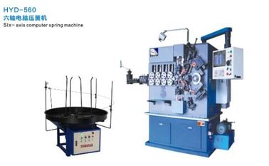 Coiler automatizado da mola do CNC, máquina de bobinamento da mola de compressão