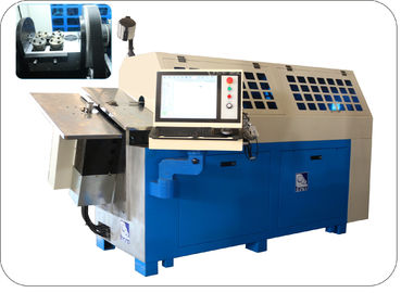 Máquina de dobra da mola da precisão alta, dobrador estável do fio do CNC de dez machados