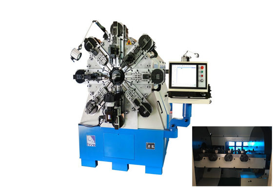 Máquina de Molas CNC de Doze Eixos Entregando Sistemas Rápidos de Saída de Bobina Multi Eixos
