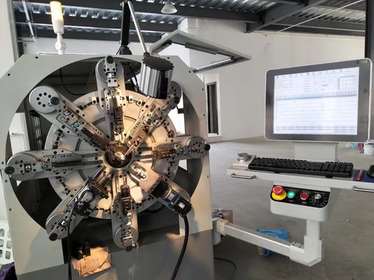 bobinador da função do computador da máquina da mola do CNC da eficiência elevada de 0.3-2.5mm multi