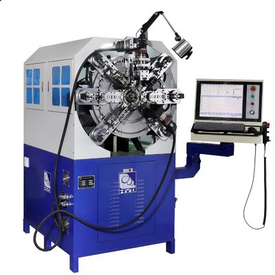 Máquina de Molas CNC de Doze Eixos Sem Came para Manuseio de Fio de 0,3 - 2,5mm Máquina de Molas CNC
