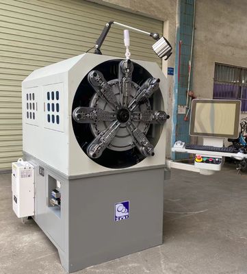 saída de computador da função da máquina da mola do CNC da eficiência elevada de 0.3-2.5mm multi