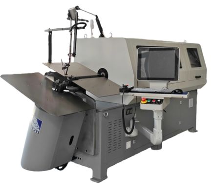 Máquina de dobragem de arame de mola controlada por computador e máquina de moldagem para arame de aço de 2 a 8 mm