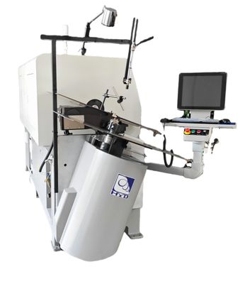 Machados automatizados da máquina de dobra dez da mola para o aço carbono alto de 1 - de 4mm
