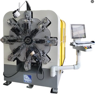 12-14 Eixo Máquina automática de fabricação de molas CNC de 1 a 4 mm Sistemas de enrolamento