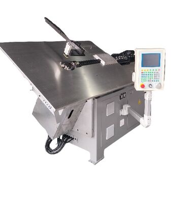 Máquina de dobração automática de fio de alta precisão 2D de 2,5 a 10,0 mm de 4 a 5 eixos de cabeça rotativa com motor para a indústria automotiva