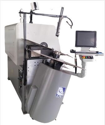 Máquina de Dobra Automática de Alta Precisão 3D de 8 Eixos 3.0-10.0mm Componente Central de Fio Rotativo Motor Metalurgia Metalurgia