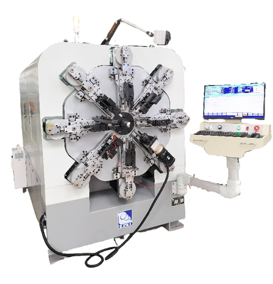 Máquina de fabricação de molas CNC sem camas 1.0-4.0mm 12 eixos Sistemas de formação de fio