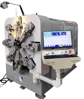 Máquina automática sem eixos da mola, máquina de bobinamento da mola com doze machados