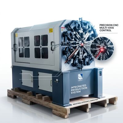 Máquina giratória da mola do CNC do fio de cinco machados sistema do motor de Japão de 1,0 - de 4.0mm