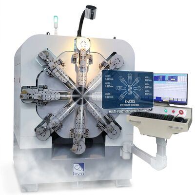 Doze sistemas do diâmetro de fio de gerencio da mola da máquina da mola do CNC dos machados 2.5mm