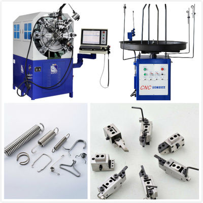 Máquina de bobina de mola CNC sem camada Sistema informatizado de diâmetro 0,3 - 2,5 mm