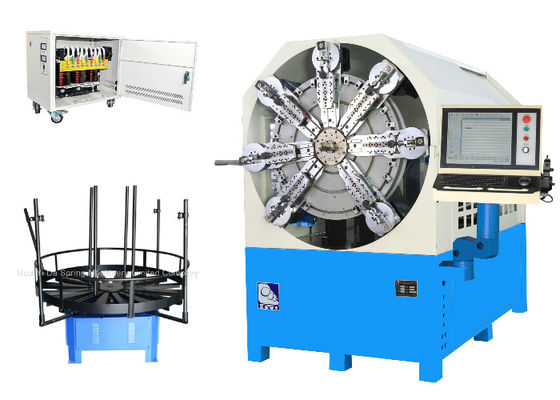 Máquina giratória doze da fabricação da mola do CNC do fio aos sistemas de quatorze eixos