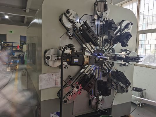Máquina de moldagem de mola de suspensão CNC Sanyo Motor Precision Coil Forming