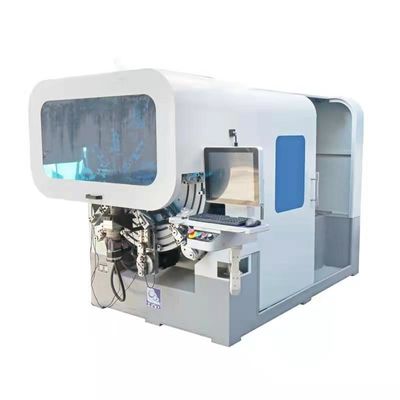 Máquina de enrolamento multifuncional da mola do CNC com sistemas da bobina da rotação do fio