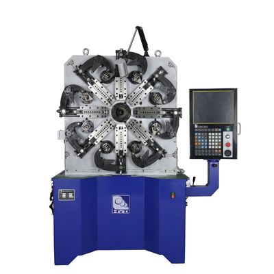Fio da máquina da mola do CNC do controlador de 3 linhas centrais que forma sistemas do dobrador da mola