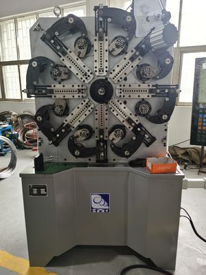 Fio da máquina da mola do CNC do controlador de 3 linhas centrais que forma sistemas do dobrador da mola