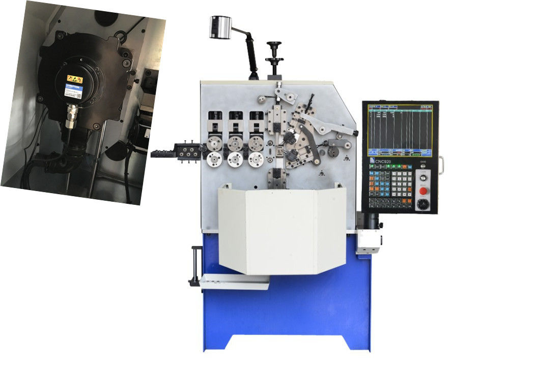 Máquina mecânica da mola de compressão do metal, mola do CNC de três machados anterior