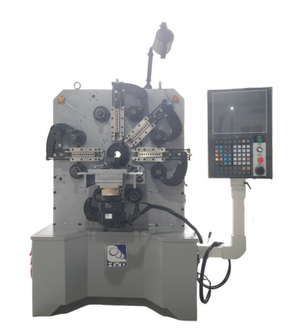Máquina de fabricação de molas de molas CNC 1.0-4.0mm Máquina de enrolamento de molas de molas com motor Sanyo Servo