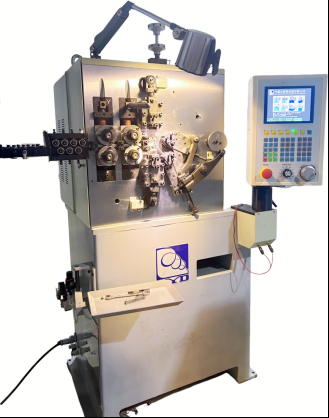 Six Axes Spring Coiling Machine Wire Dimater 0.5-2.0mm Spring Coiler Equipment