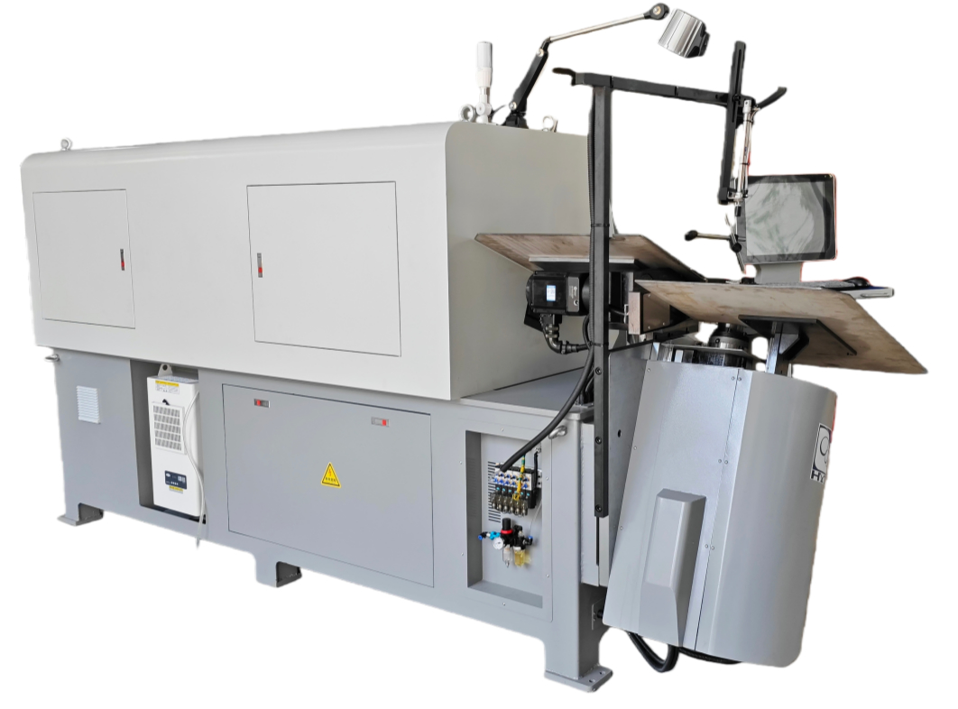 Machados automatizados da máquina de dobra dez da mola para o aço carbono alto de 1 - de 4mm