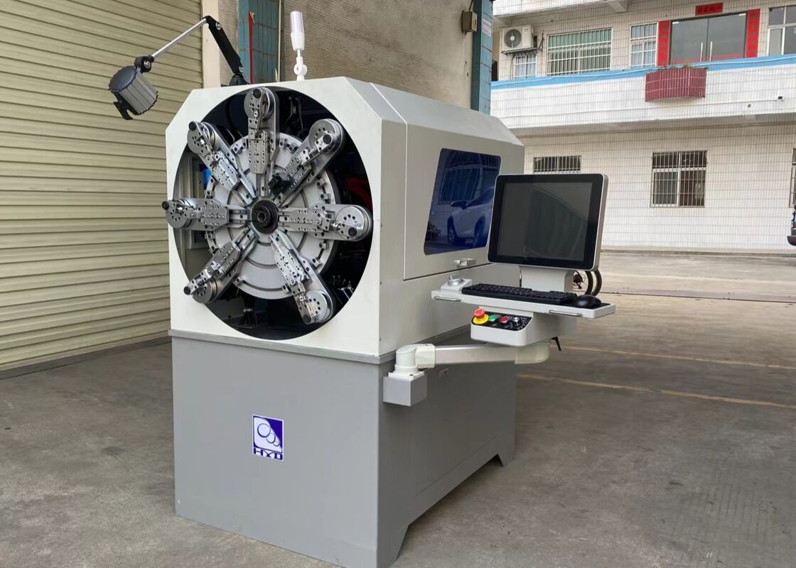saída de computador da função da máquina da mola do CNC da eficiência elevada de 0.3-2.5mm multi