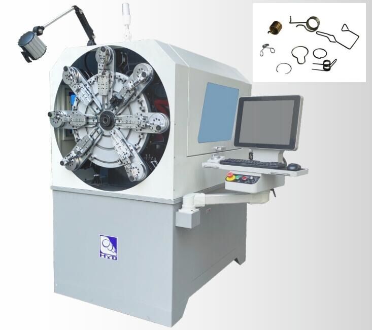 Máquina de mola CNC HYD multifunção 0,3-2,5 mm Computador de alta eficiência