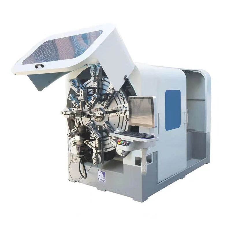 360 graus Camless Rotary 4mm Wire CNC Spring Machine Formar bobinas rápidas