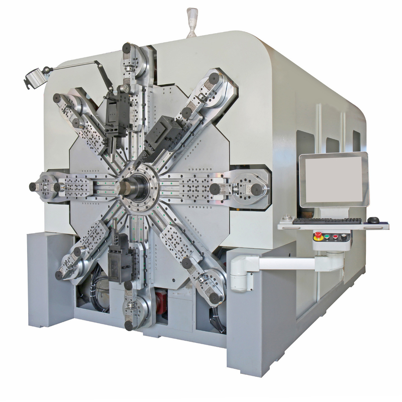 mola de fio do CNC de 3mm a de 8mm que forma a máquina, máquina da mola de extensão de 13 linhas centrais