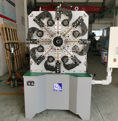 Fio da máquina da mola do CNC do controlador de 3 linhas centrais que forma sistemas do dobrador da mola